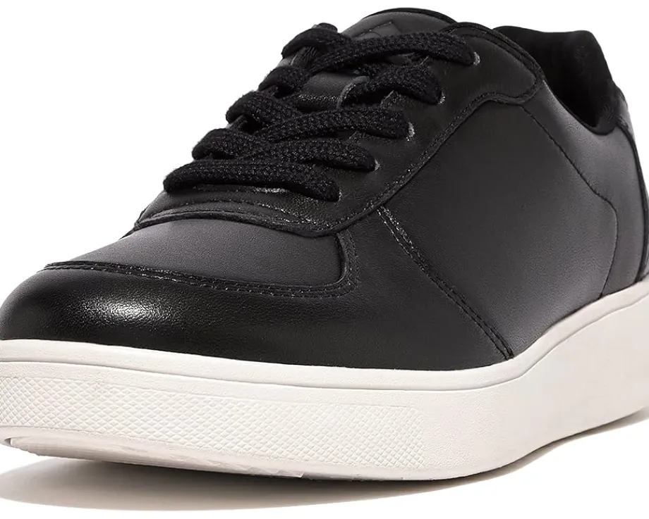 Women FitFlop Rally Leather Panel Sneakers