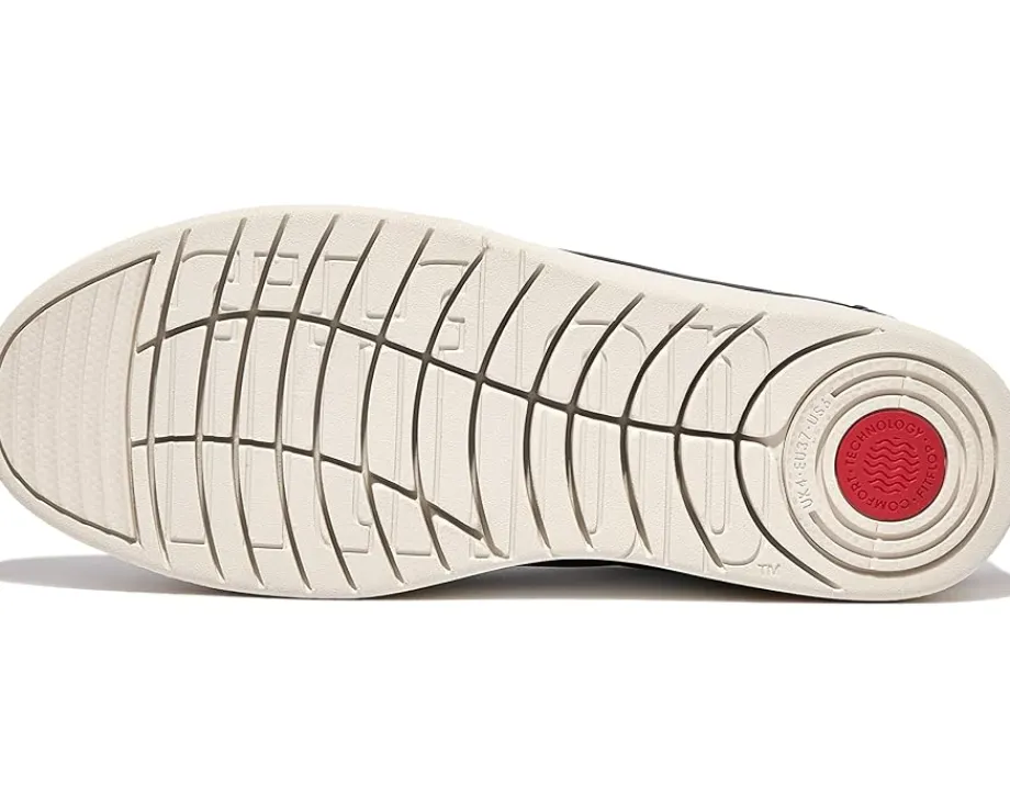 Women FitFlop Rally Leather Panel Sneakers