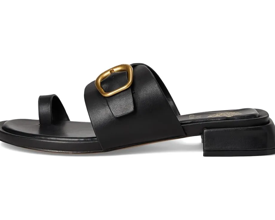 Vince Camuto Ranista Buckle Band Sandals Black Clearance