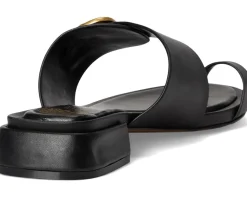 Vince Camuto Ranista Buckle Band Sandals Black Clearance