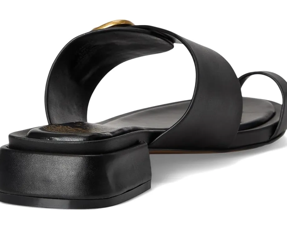 Vince Camuto Ranista Buckle Band Sandals Black Clearance