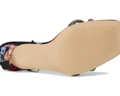 Nine West Raqchel Black Scattered Rose Multi Best