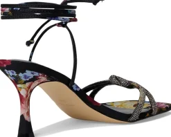 Nine West Raqchel Black Scattered Rose Multi Best