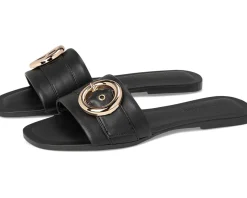 Steve Madden Reef Black Leather Clearance