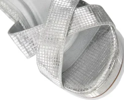 Kenneth Cole Reaction Reeva Platform Silver Grid Metallic Online