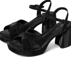 Kenneth Cole Reaction Reeva Platform Black Grid Metallic Online