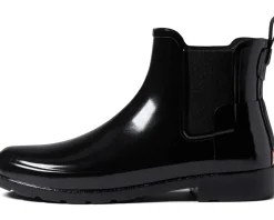 Hunter Refined Chelsea Gloss Black Clearance