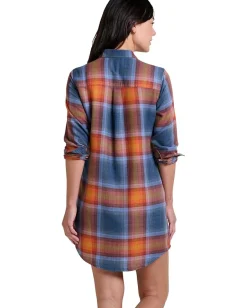 Toad&Co Re-Form Popover Long Sleeve Dress Ink Ombre Hot