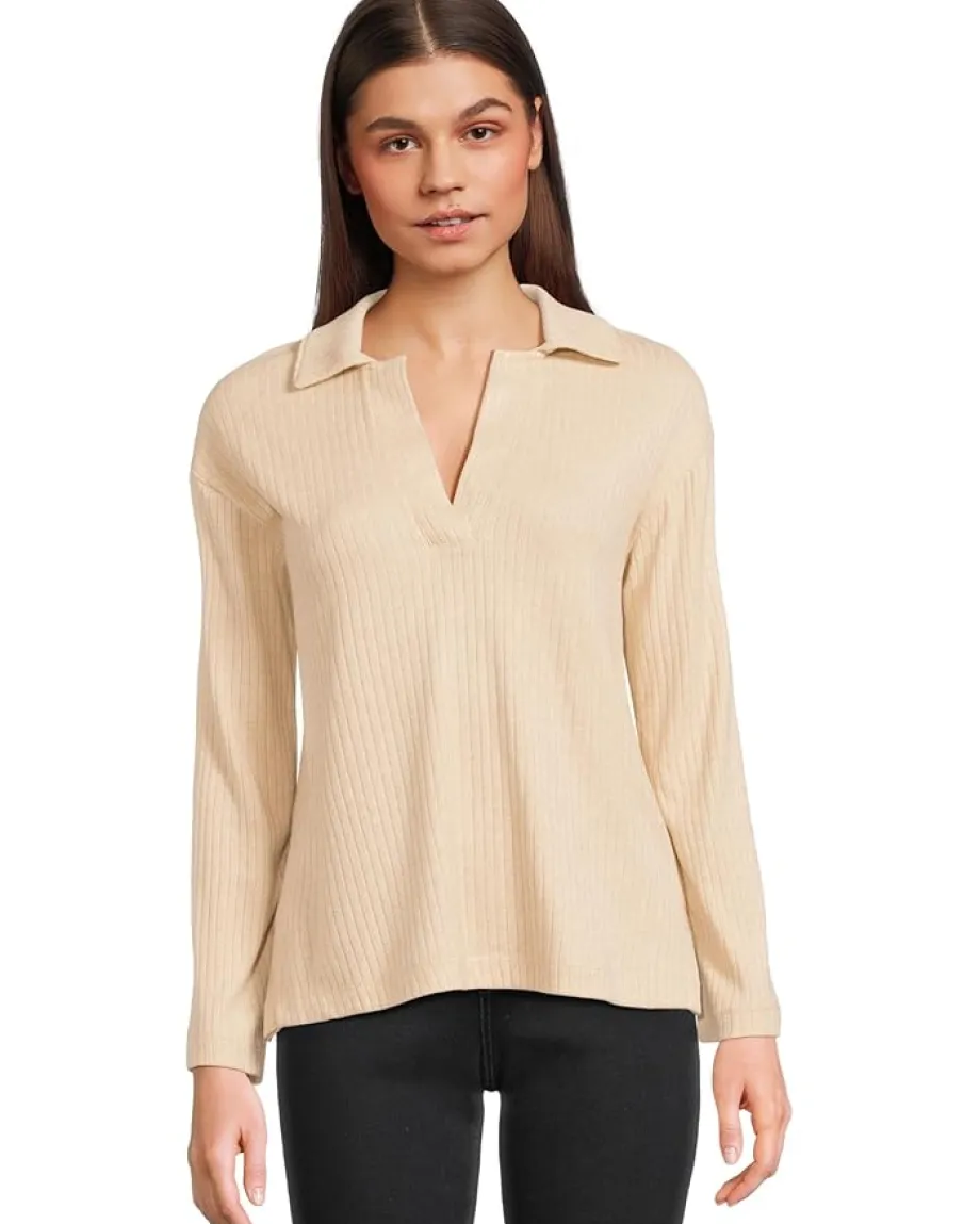 Women Madewell Relaxed Polo Cozy Rib
