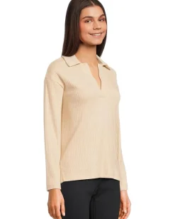 Women Madewell Relaxed Polo Cozy Rib