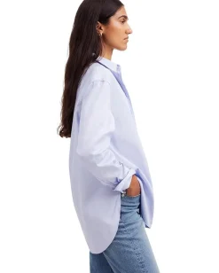 Women Madewell Relaxed Shirt - Midweight Poplin Everf