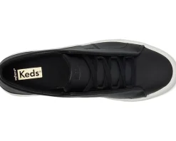 Keds Remi Leather Slip On Black Leather Online