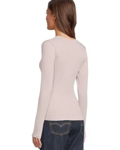 Women Michael Stars Remi V-Neck Tee