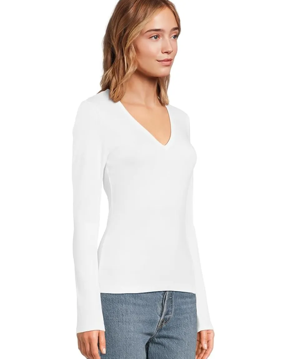 Women Michael Stars Remi V-Neck Tee