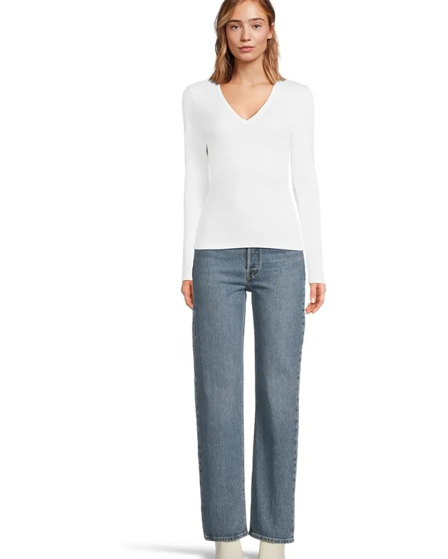 Women Michael Stars Remi V-Neck Tee