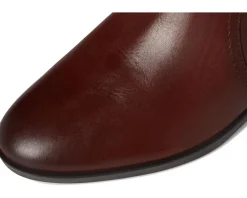 Naturalizer Rena2 Extra Wide Calf Boots Deep Saddle Brown Leather Discount