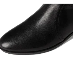 Naturalizer Rena2 Narrow Calf Boots Black Leather Outlet