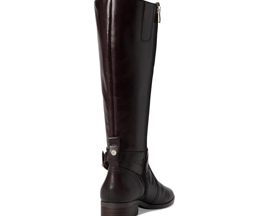 Naturalizer Rena2 Wide Calf Boots Brown Leather
