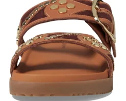 Free People Revelry Studded Sandal Natural Clearance