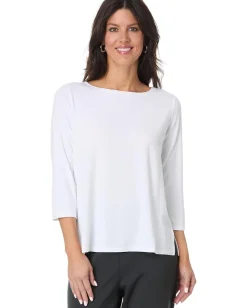 Women Tommy Bahama Reversible Kona Isles 3/4 Sleeve V Boat Neck Top