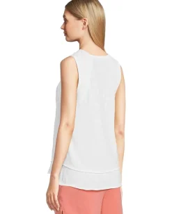 Mod-o-doc Rib Inset Flowy Tank White Clearance