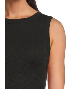 Women Lilla P Rib Slub Side Pleat Tank