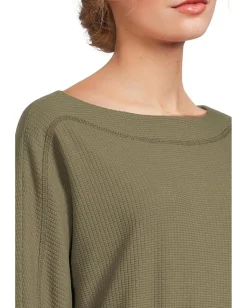 Women Lilla P Rib Trim Seamed Top