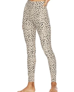 Beach Riot Ribbed Ayla Leggings Taupe Spot Outlet