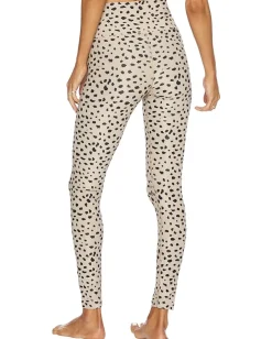 Beach Riot Ribbed Ayla Leggings Taupe Spot Outlet