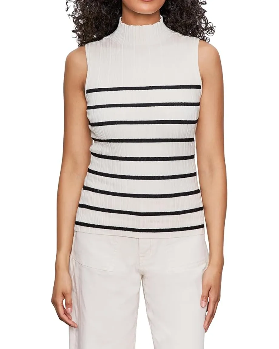 Women Sanctuary Ribbed Funnel Neck Top