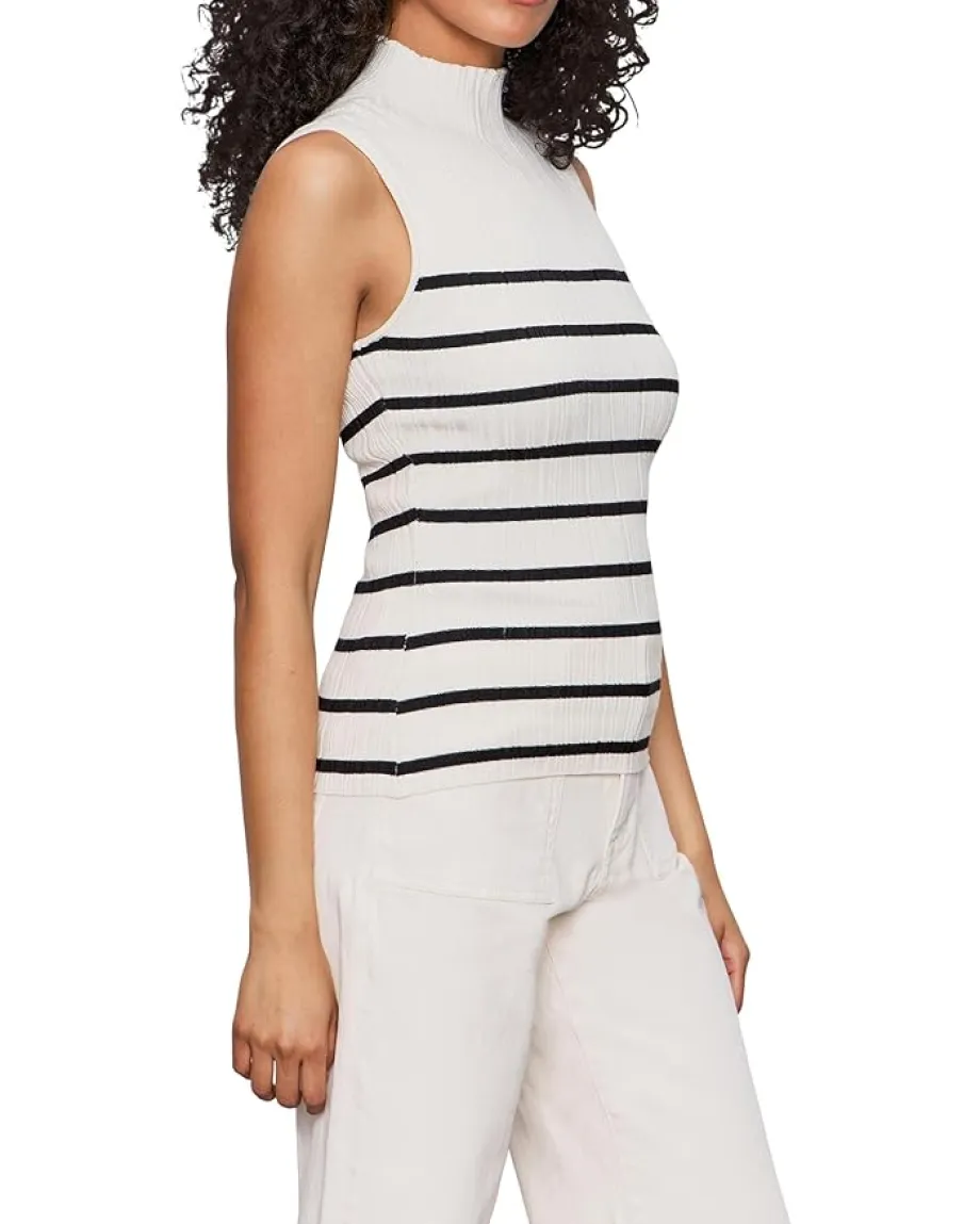 Women Sanctuary Ribbed Funnel Neck Top