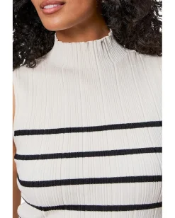 Women Sanctuary Ribbed Funnel Neck Top