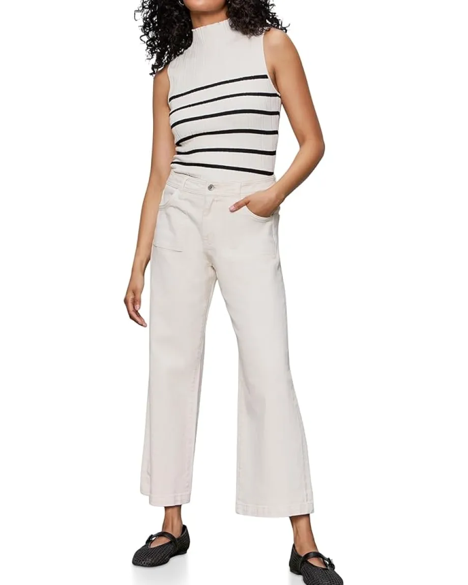 Women Sanctuary Ribbed Funnel Neck Top