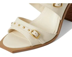 Women Vince Camuto Ridena Studded Buckle High Heel Sandals