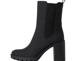 Veronica Beard Riley Booties Black Leather Sale