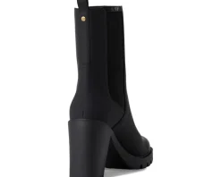 Veronica Beard Riley Booties Black Leather Sale
