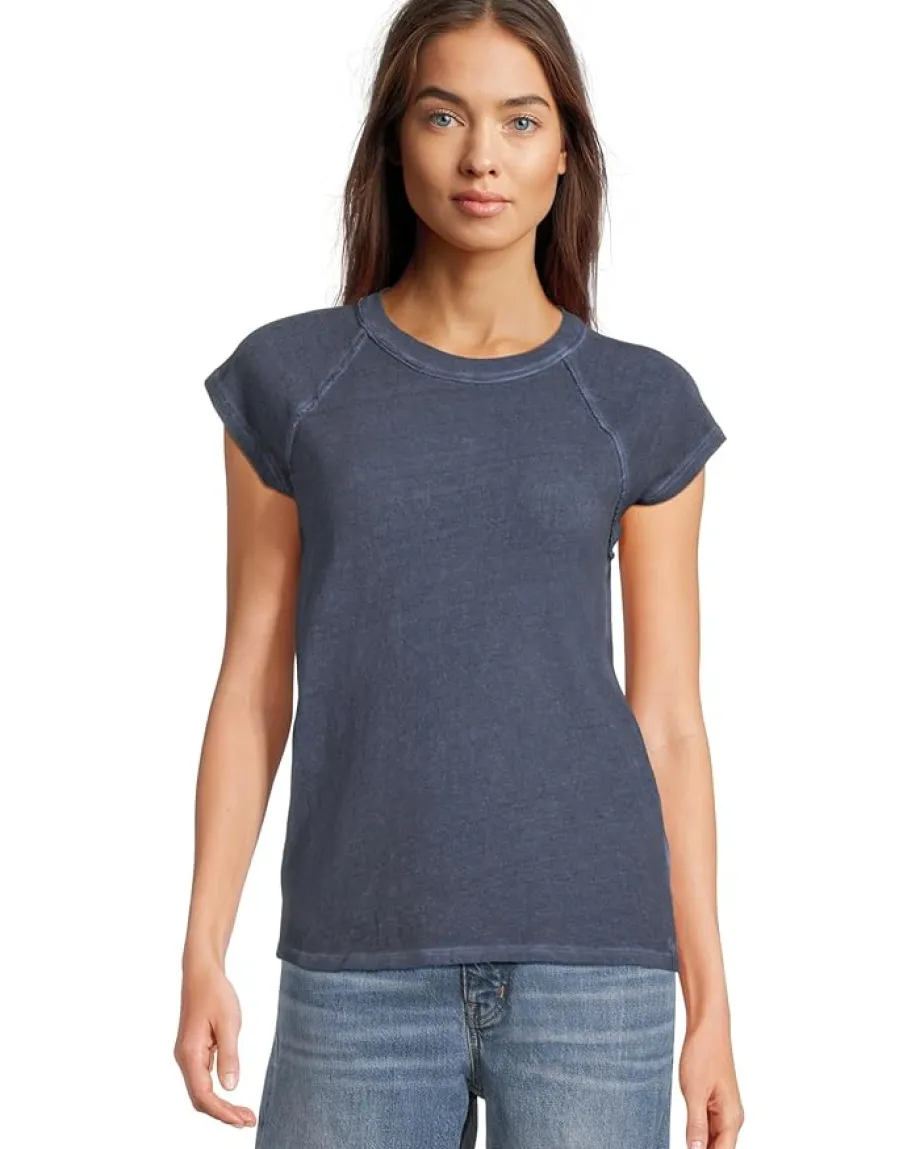 Free People Riley Tee Peacoat Outlet