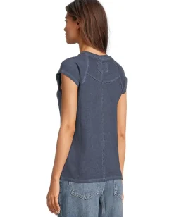 Free People Riley Tee Peacoat Outlet