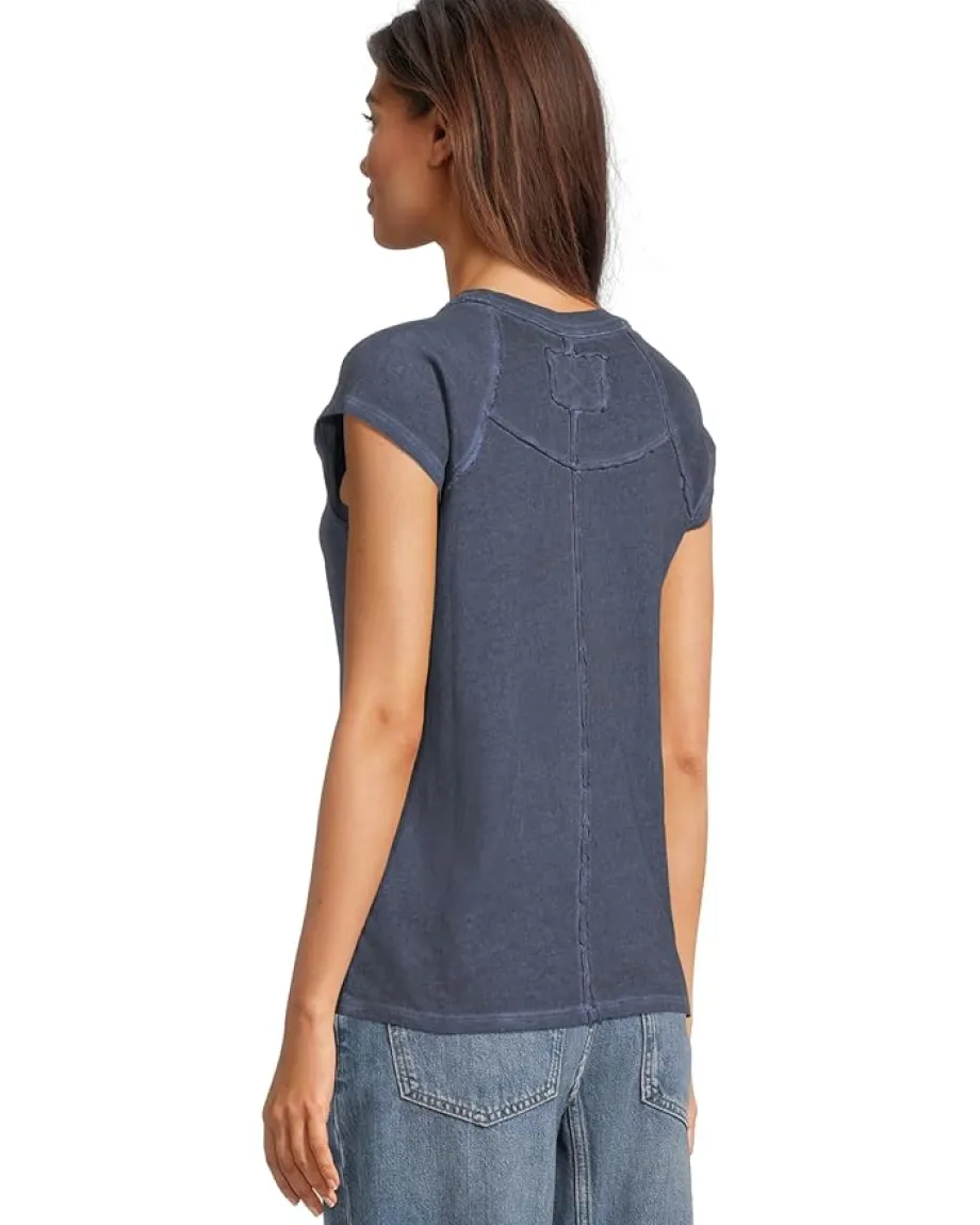 Free People Riley Tee Peacoat Outlet