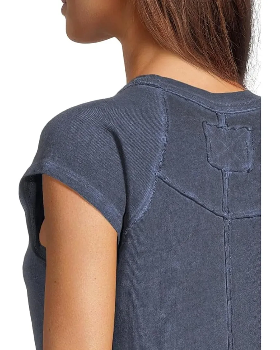 Free People Riley Tee Peacoat Outlet