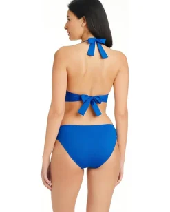 Bleu Rod Beattie Ring Master Banded Halter Top Azure Discount