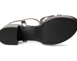 LifeStride Rio Pewter Grey Faux Leather New