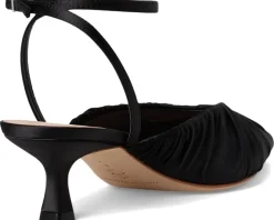 Loeffler Randall Rio Smocked Kitten Heel Black Outlet