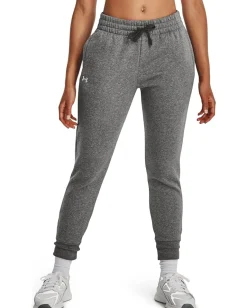 Under Armour Rival Fleece Joggers Castlerock Light Heather/White 1 Best