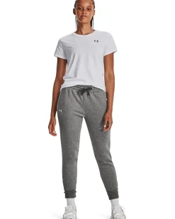 Under Armour Rival Fleece Joggers Castlerock Light Heather/White 1 Best