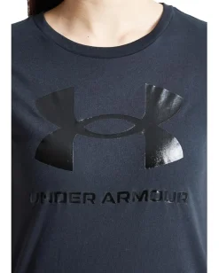 Under Armour Rival Logo Short Sleeve T Shirt Black/Black Sale