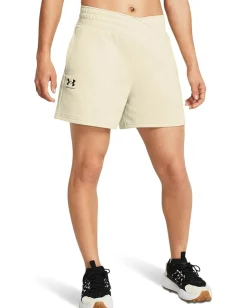 Under Armour Rival Terry Shorts Silt/Black Hot