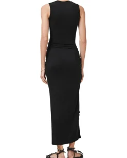 AllSaints Rivi Sleeveless Dress Black Outlet