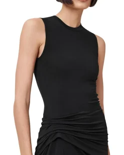 AllSaints Rivi Sleeveless Dress Black Outlet