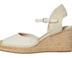 Lauren Ralph Lauren Robby Canvas & Jute Espadrille Soft White/Soft White/Natural Discount